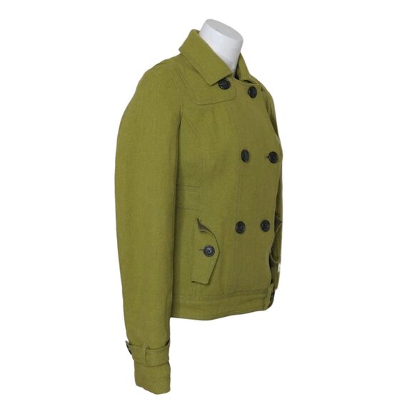 Ruehl 925 Olive Sz XS Women’s Double-Breasted Wool Jacket  Military Abercrombie - Picture 10 of 16